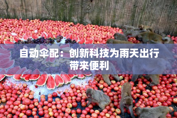 自动伞配：创新科技为雨天出行带来便利