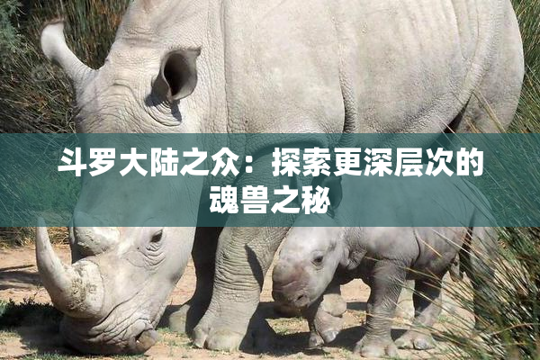 斗罗大陆之众：探索更深层次的魂兽之秘