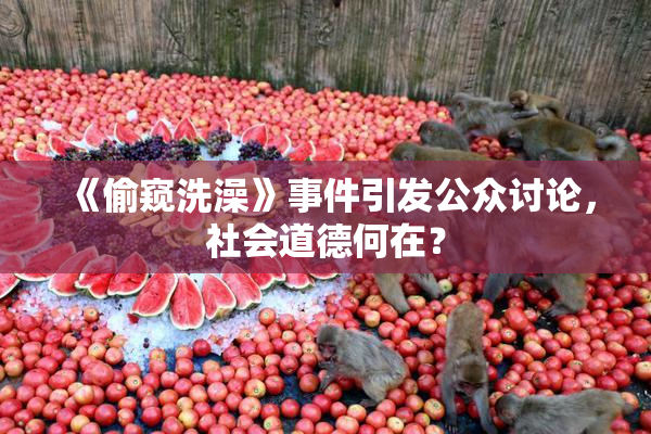 《偷窥洗澡》事件引发公众讨论，社会道德何在？