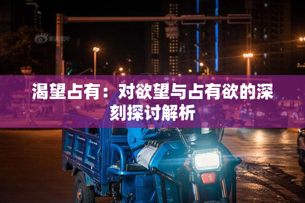 渴望占有：对欲望与占有欲的深刻探讨解析