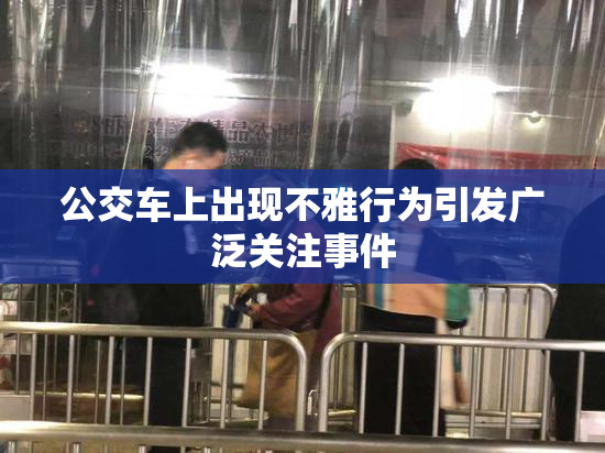 公交车上出现不雅行为引发广泛关注事件