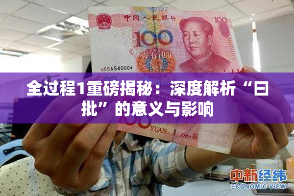 全过程1重磅揭秘：深度解析“曰批”的意义与影响