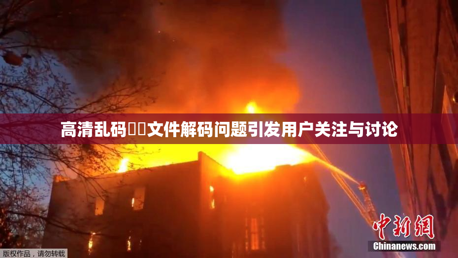 高清乱码❌‌文件解码问题引发用户关注与讨论
