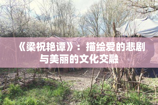 《梁祝艳谭》：描绘爱的悲剧与美丽的文化交融