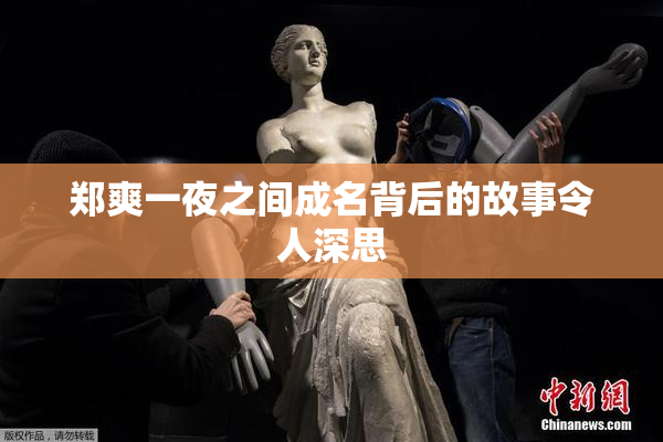 郑爽一夜之间成名背后的故事令人深思