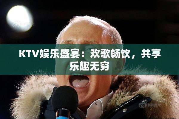KTV娱乐盛宴：欢歌畅饮，共享乐趣无穷