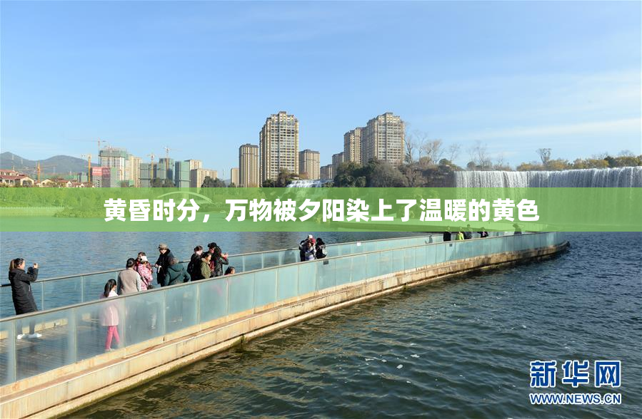 黄昏时分，万物被夕阳染上了温暖的黄色