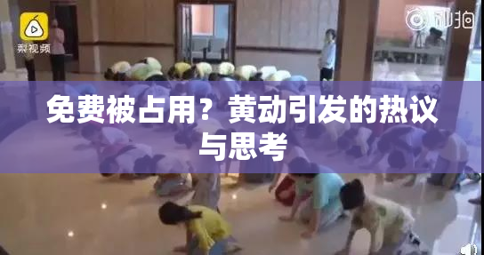 免费被占用？黄动引发的热议与思考