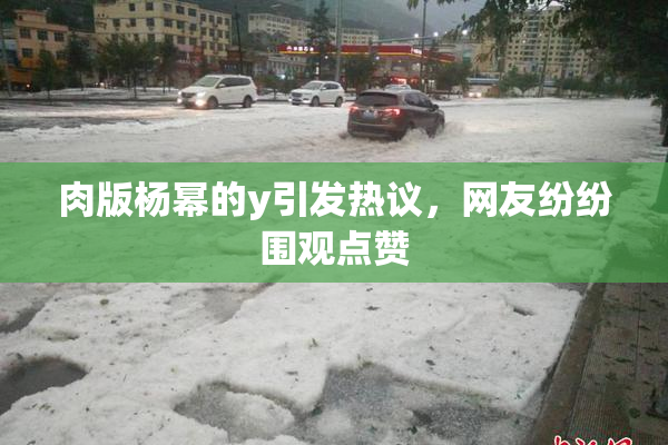 肉版杨幂的y引发热议，网友纷纷围观点赞
