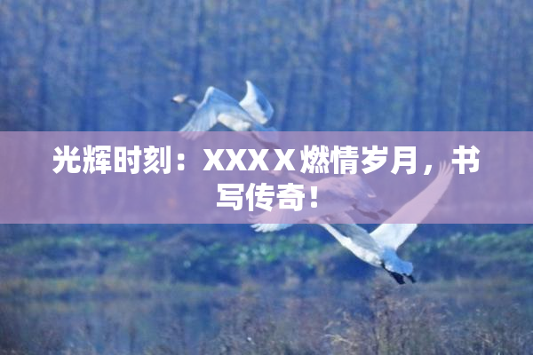 光辉时刻：XXXⅩ燃情岁月，书写传奇！