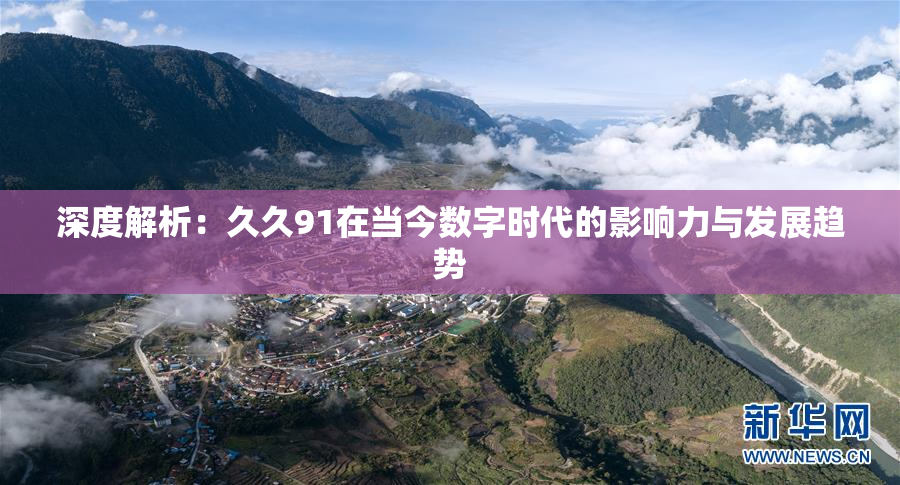 深度解析：久久91在当今数字时代的影响力与发展趋势