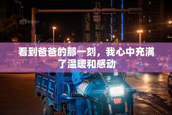 看到爸爸的那一刻，我心中充满了温暖和感动