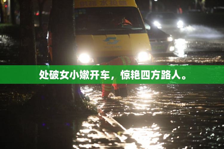 处破女小嫩开车，惊艳四方路人。