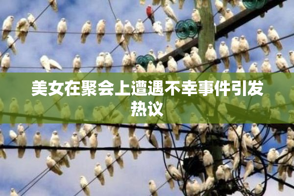 美女在聚会上遭遇不幸事件引发热议