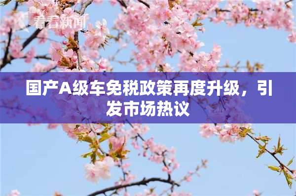 国产A级车免税政策再度升级，引发市场热议
