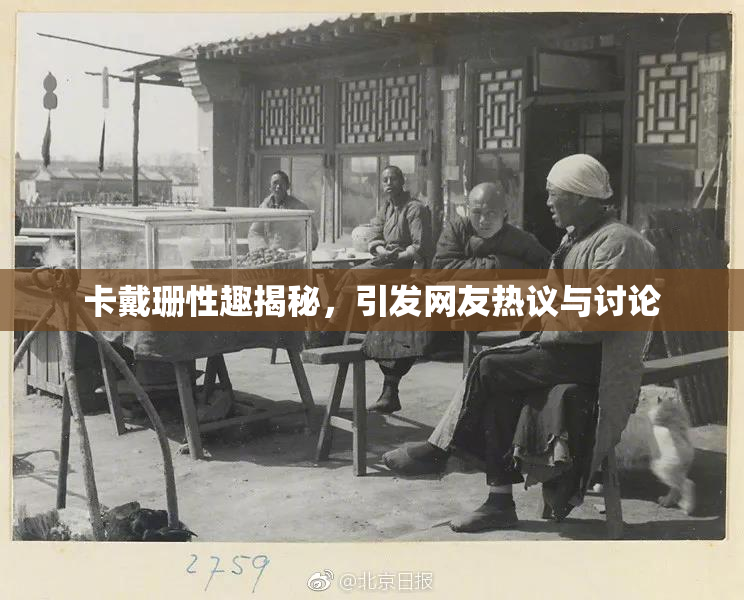 卡戴珊性趣揭秘，引发网友热议与讨论