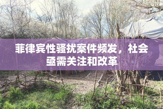菲律宾性骚扰案件频发，社会亟需关注和改革
