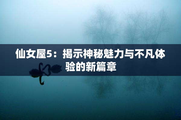 仙女屋5：揭示神秘魅力与不凡体验的新篇章