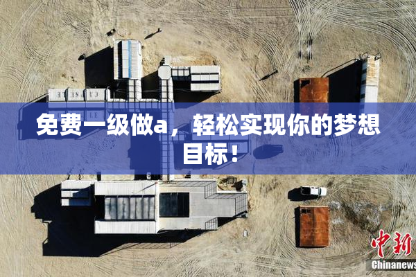 免费一级做a，轻松实现你的梦想目标！