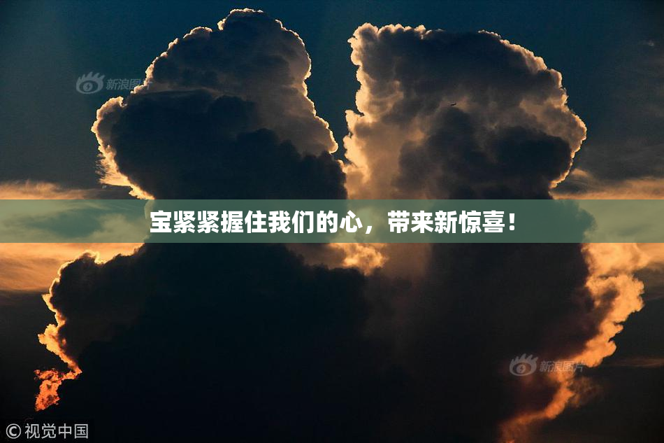 宝紧紧握住我们的心，带来新惊喜！