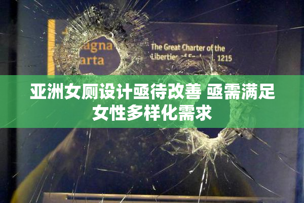 亚洲女厕设计亟待改善 亟需满足女性多样化需求