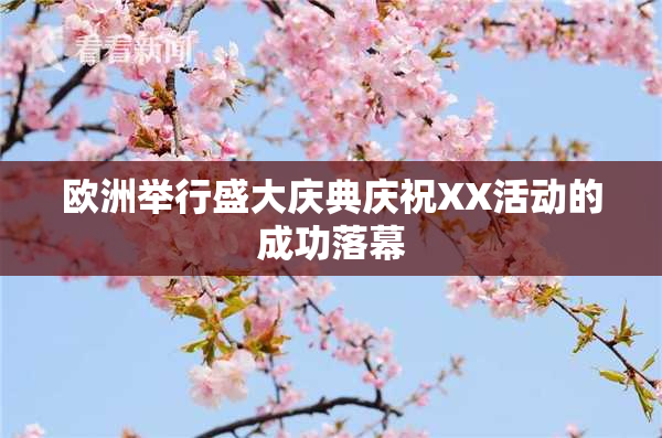 欧洲举行盛大庆典庆祝XX活动的成功落幕