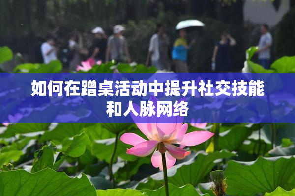 如何在蹭桌活动中提升社交技能和人脉网络