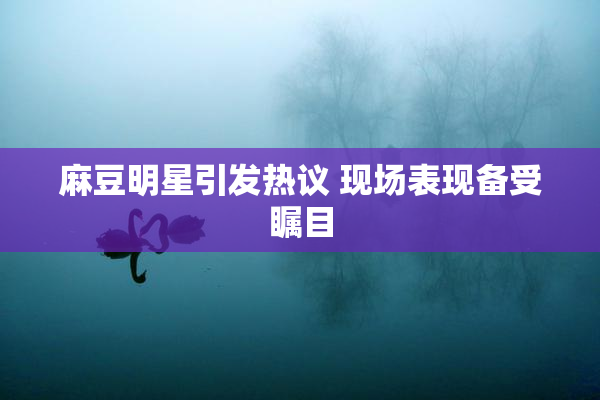 麻豆明星引发热议 现场表现备受瞩目