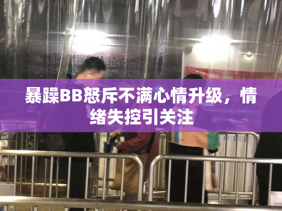 暴躁BB怒斥不满心情升级，情绪失控引关注