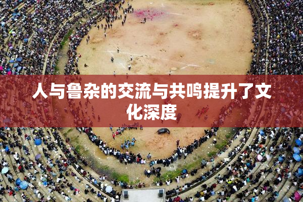 人与鲁杂的交流与共鸣提升了文化深度
