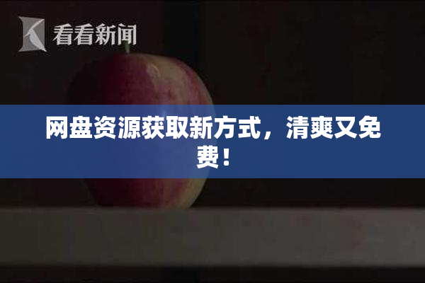 网盘资源获取新方式，清爽又免费！