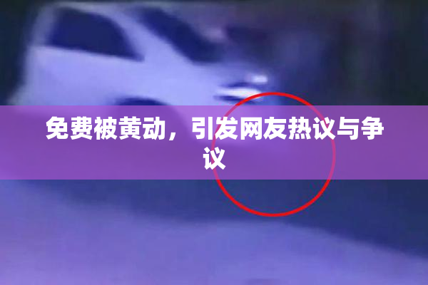 免费被黄动，引发网友热议与争议