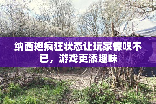 纳西妲疯狂状态让玩家惊叹不已，游戏更添趣味