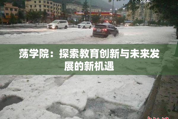 荡学院：探索教育创新与未来发展的新机遇