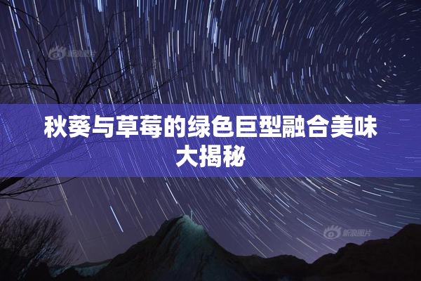 秋葵与草莓的绿色巨型融合美味大揭秘