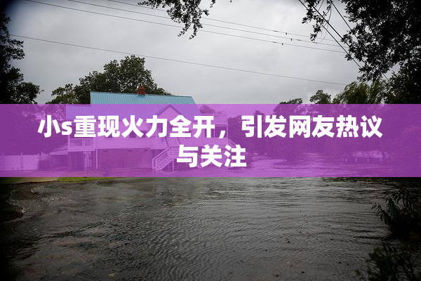小s重现火力全开，引发网友热议与关注