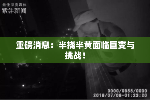 重磅消息：半挠半黄面临巨变与挑战！