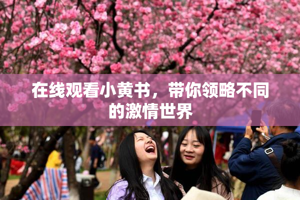 在线观看小黄书，带你领略不同的激情世界