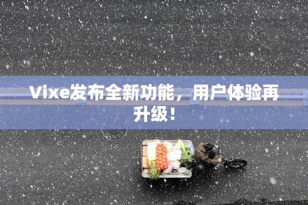 Vixe发布全新功能，用户体验再升级！