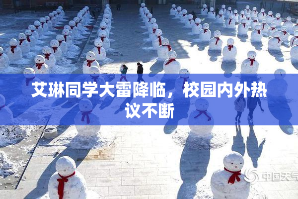 艾琳同学大雷降临，校园内外热议不断