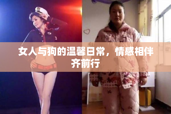 女人与狗的温馨日常，情感相伴齐前行