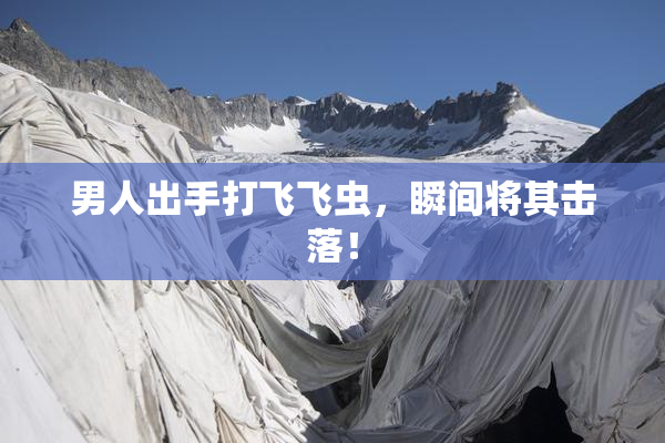 男人出手打飞飞虫，瞬间将其击落！