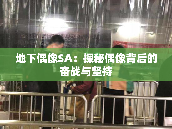地下偶像SA：探秘偶像背后的奋战与坚持