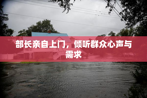 部长亲自上门，倾听群众心声与需求