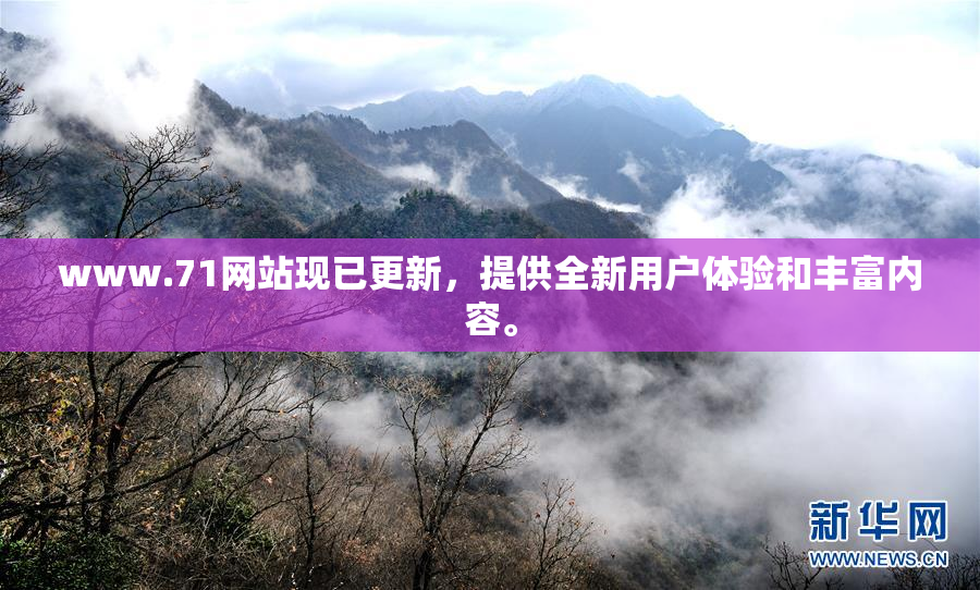 www.71网站现已更新，提供全新用户体验和丰富内容。
