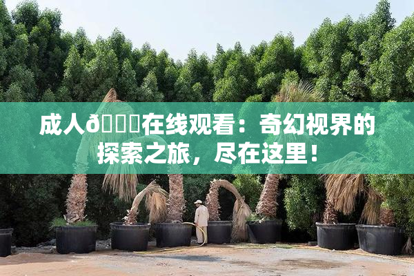 成人🔞在线观看：奇幻视界的探索之旅，尽在这里！