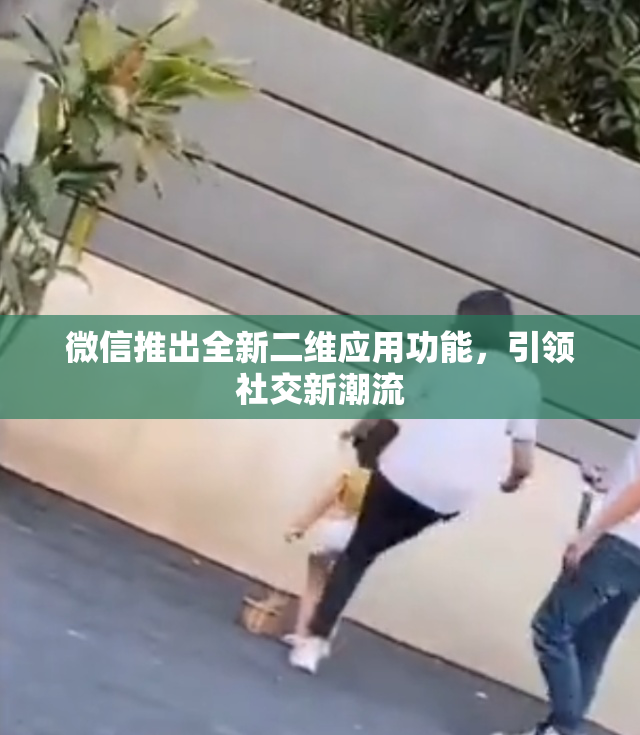 微信推出全新二维应用功能，引领社交新潮流