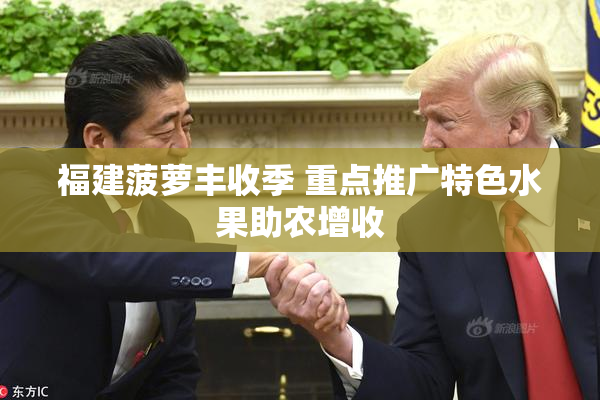 福建菠萝丰收季 重点推广特色水果助农增收