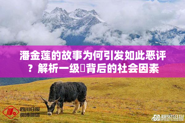 潘金莲的故事为何引发如此恶评？解析一级婬背后的社会因素