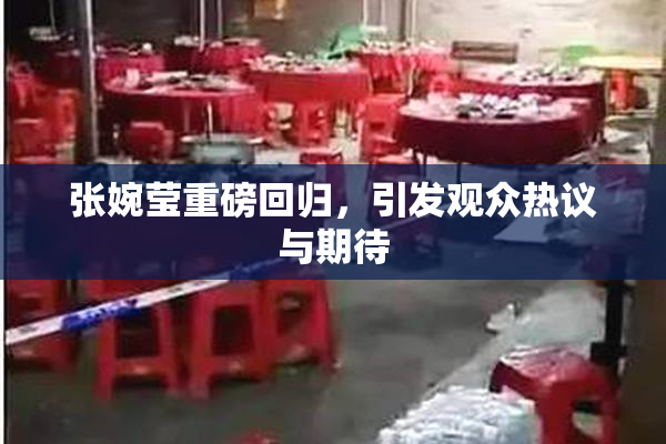 张婉莹重磅回归，引发观众热议与期待